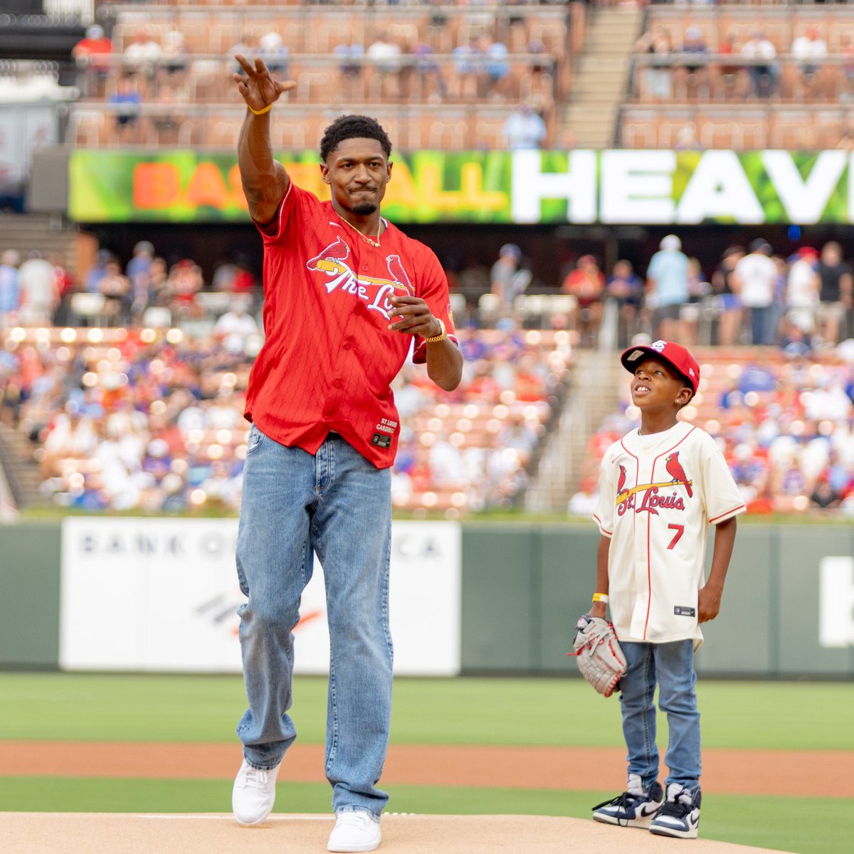 St. Louis Cardinals (@cardinals) on Twitter photo Great having The Lou's own <a href="/RealDealBeal23/">Bradley Beal</a> at the ballpark yesterday! 🏀 Great having The Lou's own <a href="/RealDealBeal23/">Bradley Beal</a> at the ballpark yesterday! 🏀