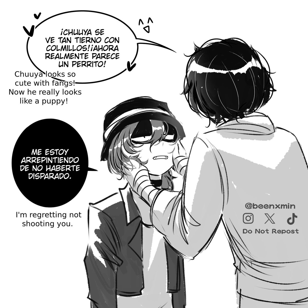 beenxmin's tweet photo. Dibujitos que me pidieron en ig 2/2

#soukoku #chuuya #dazai #bsd #fanart #dachuu https://t.co/VIG94vA6XY