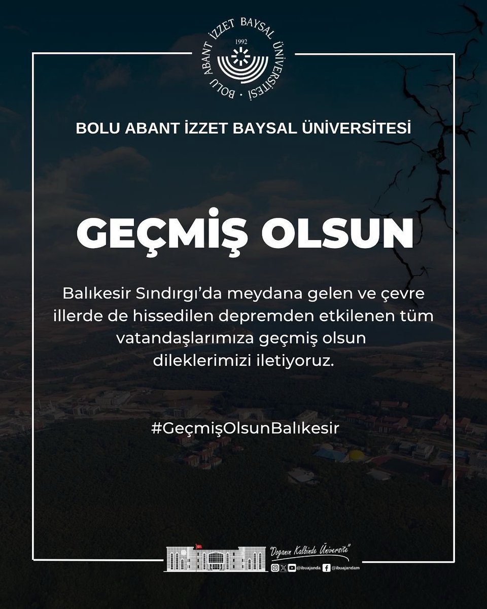 #GeçmişolsunBalıkesir