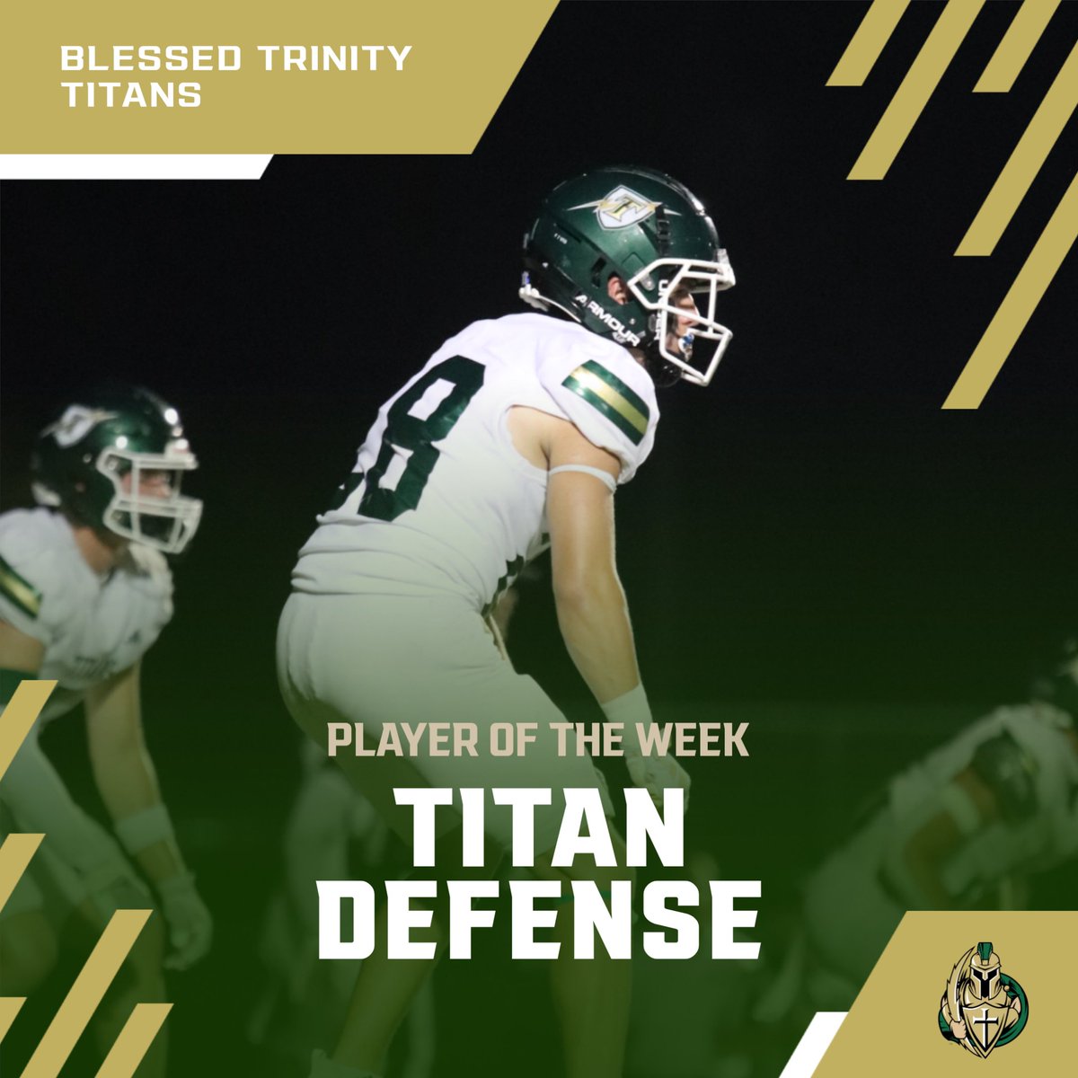 Great job in the scrimmage last week, now the regular season begins on Friday night!

MVP: Titan Defense
OFF MVP: <a href="/_quinndavis1/">quinn davis</a> 
DEF MVP: <a href="/RegisterRyder/">Ryder Register</a>  
ST MVP: <a href="/JonathanGenty1/">JohnnyGenty 5 ⭐️P</a>  
Hog of the week: <a href="/AidenArtusio26/">Aiden Artusio</a> 
Big Hit: <a href="/bradynoblas2027/">Bradyn Oblas</a> 
Titan of the week: Brody Payton