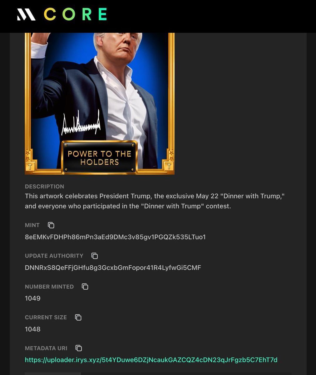£SCANOR (@melly_10x) on Twitter photo Fun fact about <a href="/irys_xyz/">Irys (✧ᴗ✧)</a> 🤯
Irys stores over 1 billion data items onchain, including NFT metadata like Donald Trump’s "Digital Trading Cards,"
Making it a powerhouse for AI, DeFi, and Web3 at just $0.002 per MB!
Bullish on programmable data storage!! Fun fact about <a href="/irys_xyz/">Irys (✧ᴗ✧)</a> 🤯
Irys stores over 1 billion data items onchain, including NFT metadata like Donald Trump’s "Digital Trading Cards,"
Making it a powerhouse for AI, DeFi, and Web3 at just $0.002 per MB!
Bullish on programmable data storage!!