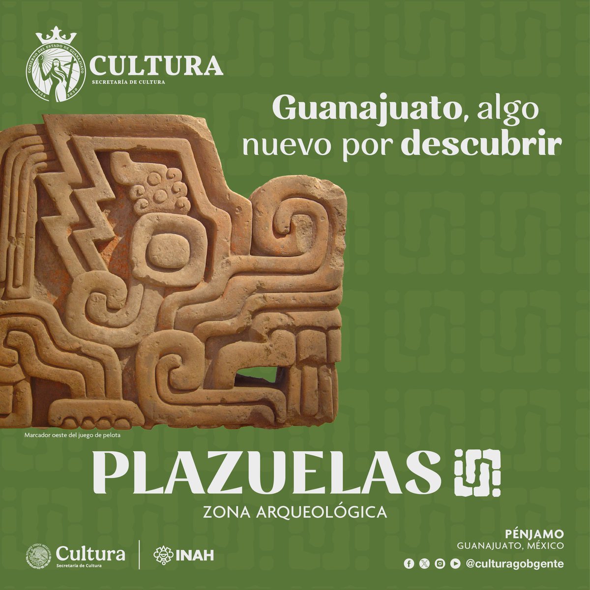 Plazuelas: Donde se grabó lo sagrado

A menos de dos horas de Guanajuato y León, a una hora de Irapuato y a solo 30 minutos de La Piedad, encontrarás uno de los centros ceremoniales más importantes del suroeste de Guanajuato (450-700 d.C.).