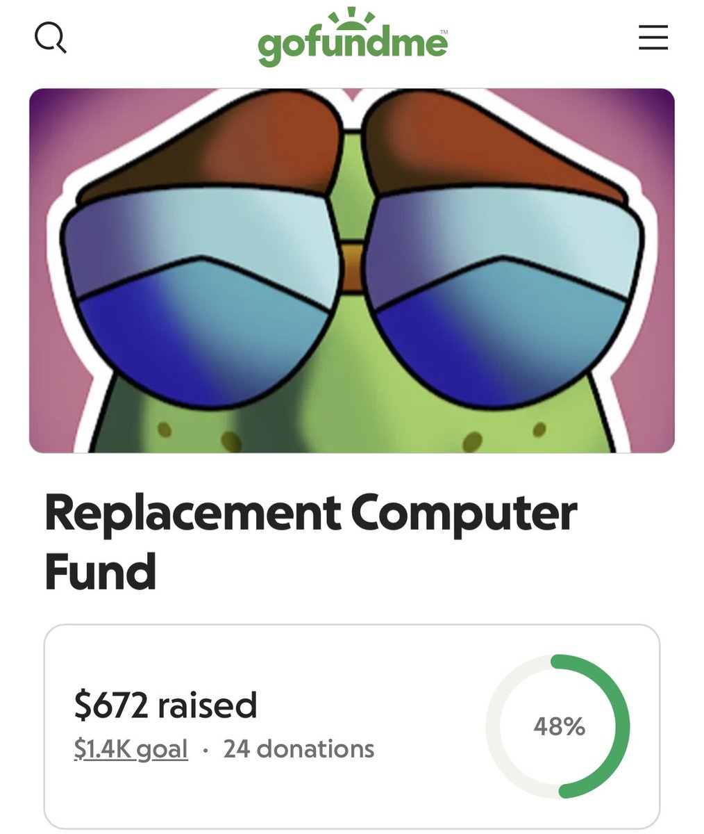 Just moved into my new home, and we don’t have wifi yet so I’m gonna take the moment I do have data to post the gofundme again since we’re halfway there!!
Any donation is greatly appreciated!
gofund.me/5b776586