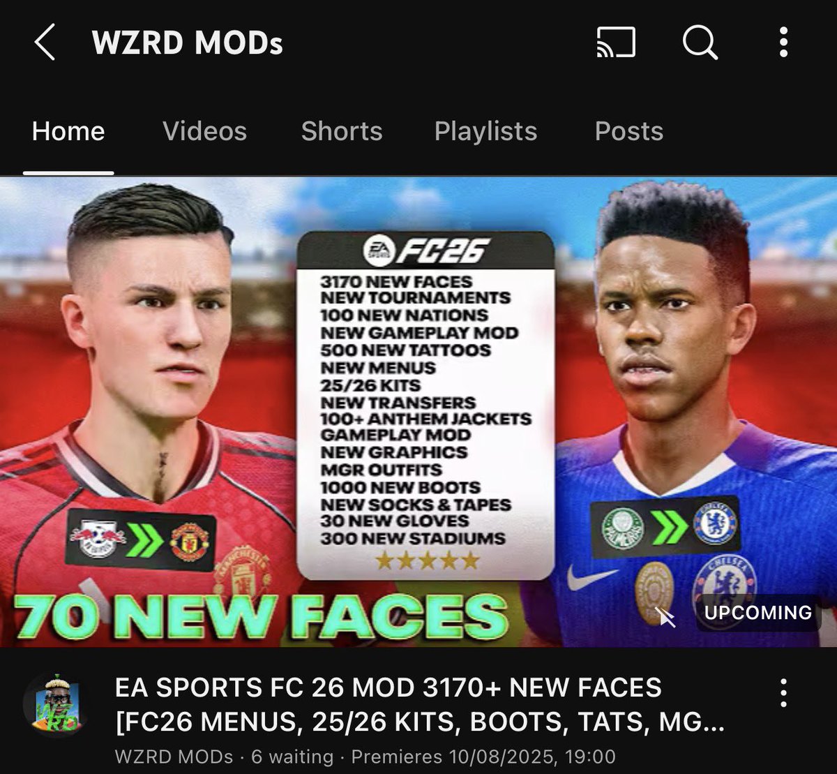 WZRD MODs (@wzrdmod) on Twitter photo the #fc26 hype train is live! our new mod for #fc25 is out on yt now! new menus, new faces, new nations and so much more!
swipe to see more screenshots of the mod !
out now on youtube!😈⤵️
youtu.be/ab2jPyJDywA?si… the #fc26 hype train is live! our new mod for #fc25 is out on yt now! new menus, new faces, new nations and so much more!
swipe to see more screenshots of the mod !
out now on youtube!😈⤵️
youtu.be/ab2jPyJDywA?si…