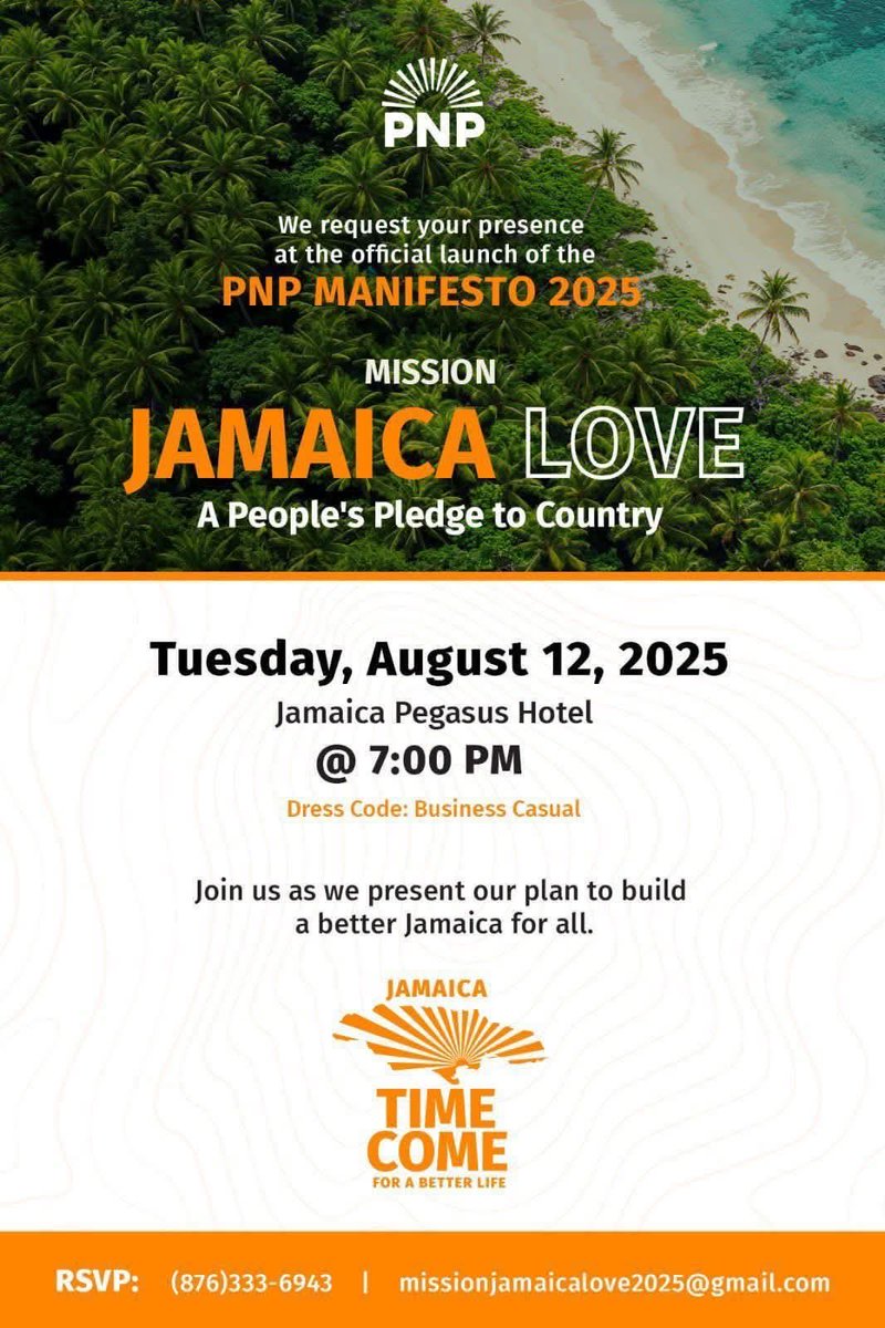 JahCess's tweet photo. ๐
For all those who have been asking what PNP plans are, the wait is over.
๐งกโ๐ฝ๐งกโ๐ฝ๐งกโ๐ฝ๐งกโ๐ฝ
#marchWeAmarch #timeCome #PoWa https://t.co/2XRh9ChO57