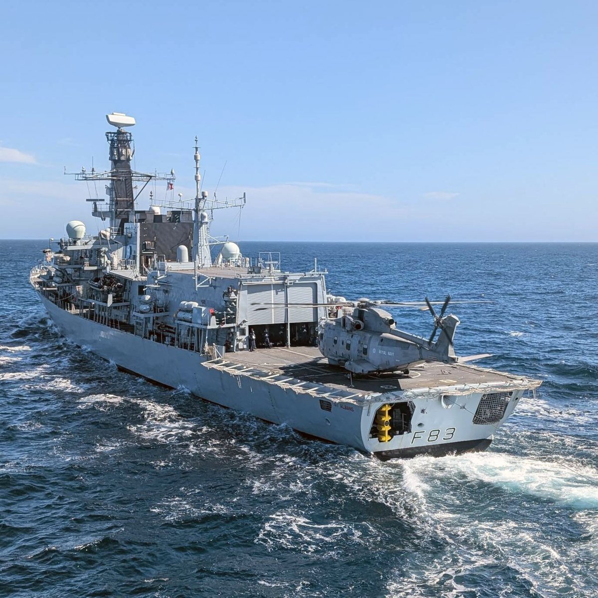 Navy Lookout (@navylookout) on Twitter photo .<a href="/RFATideforce/">RFA Tideforce</a> replenishes <a href="/HMSStAlbans/">HMS St Albans</a> during recent TAPS (Towed Array Patrol Ship) duties in the North Atlantic. .<a href="/RFATideforce/">RFA Tideforce</a> replenishes <a href="/HMSStAlbans/">HMS St Albans</a> during recent TAPS (Towed Array Patrol Ship) duties in the North Atlantic.