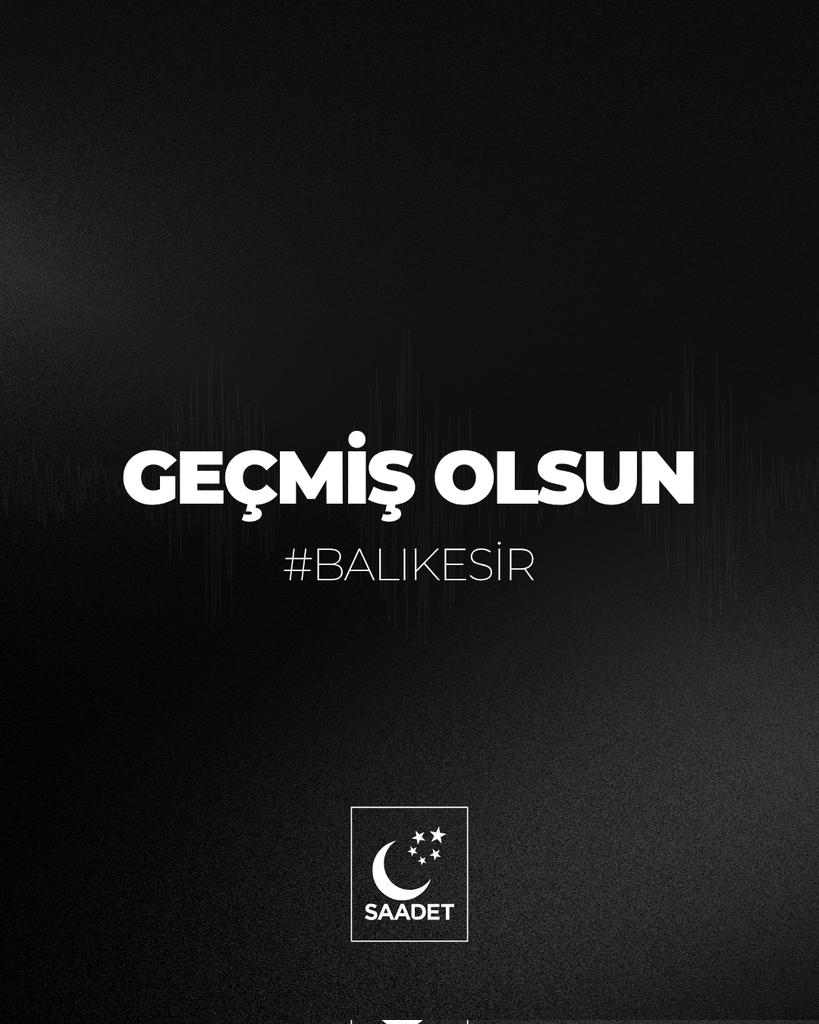 Geçmiş olsun #Balıkesir!   

Balıkesir'de meydana gelen ve birçok illerde de hissedilen 6.1 şiddetindeki depremden etkilenen tüm vatandaşlarımıza geçmiş olsun dileklerimizi iletiyoruz.