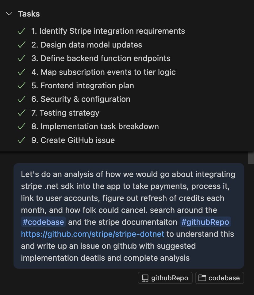 JamesMontemagno's tweet image. I LOVE IT! #gpt5 @code #githubcopilot tasks lists for the win! #vscode