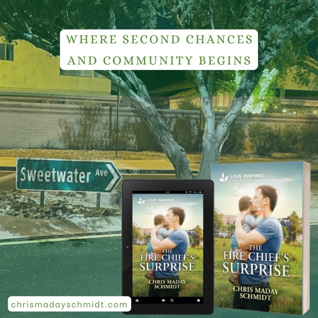 Chris Maday Schmidt Author (@alwayswritetime) on Twitter photo A road sign. A spark. Thatâs all it took to inspire Sweetwater, the fictional town in THE FIRE CHIEF'S SURPRISE. Writersâwhatâs the smallest thing thatâs ever sparked a story for you?
<a href="/LoveInspiredBks/">LoveInspiredBks</a> readersâhave you met Josh and Annie yet? a.co/d/5AMvWT8
#romancebooks A road sign. A spark. Thatâs all it took to inspire Sweetwater, the fictional town in THE FIRE CHIEF'S SURPRISE. Writersâwhatâs the smallest thing thatâs ever sparked a story for you?
<a href="/LoveInspiredBks/">LoveInspiredBks</a> readersâhave you met Josh and Annie yet? a.co/d/5AMvWT8
#romancebooks