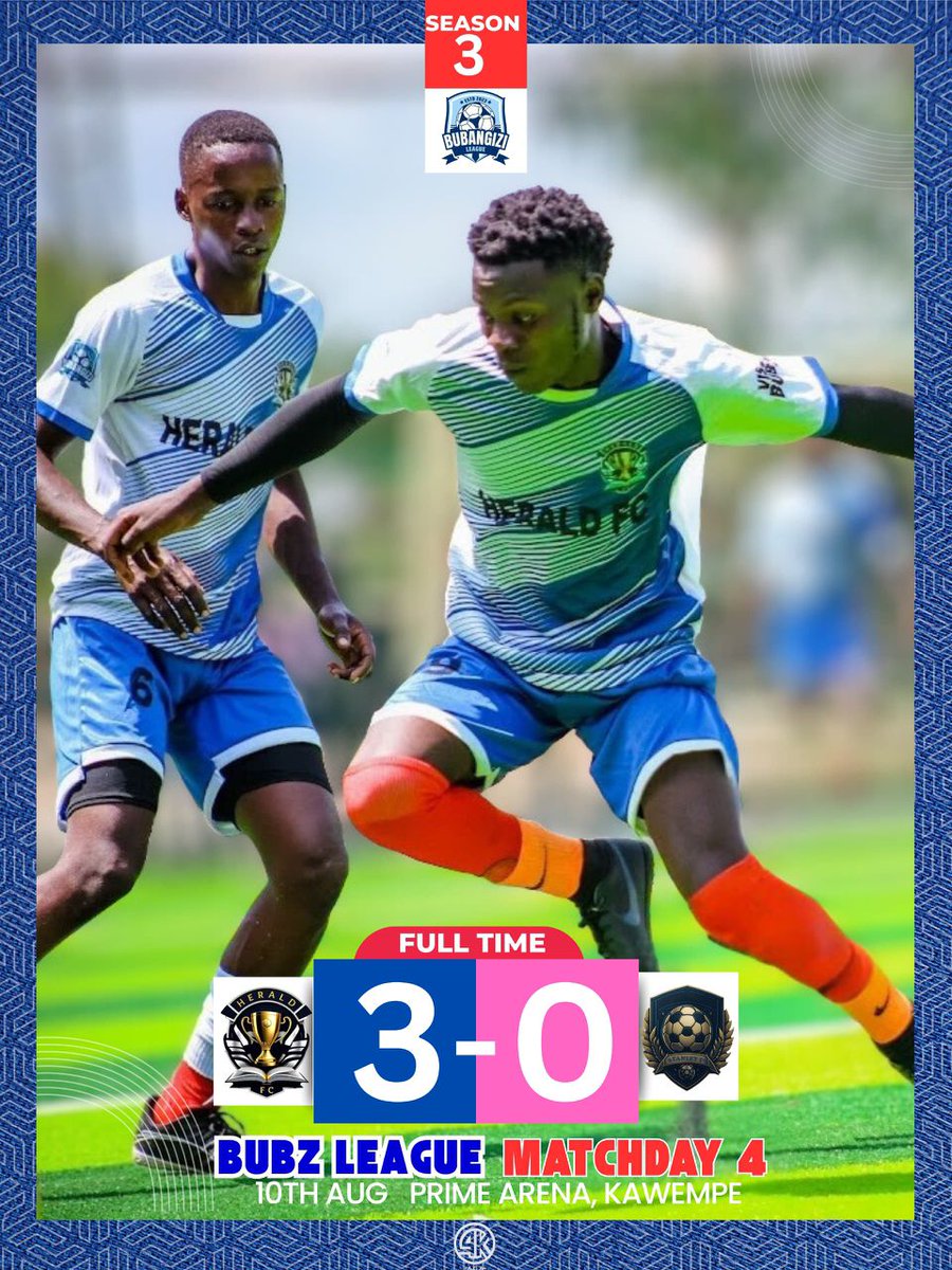 Herald Fc (@theheraldfc) on Twitter photo π₯ BOUNCE BACK ALERT! π₯ #HeraldFC turns it around with a dominating 3-0 win in #BubzLeague Matchday 4 game 2 at Prime Arena, Kawempe! ποΈ with <a href="/ChampionGi43538/">CHAMPION GILBERT</a> on a score sheet with a brace and one from Our girl. Proud of the team for coming back strong! πͺ #BubzLeagueSnIII π₯ BOUNCE BACK ALERT! π₯ #HeraldFC turns it around with a dominating 3-0 win in #BubzLeague Matchday 4 game 2 at Prime Arena, Kawempe! ποΈ with <a href="/ChampionGi43538/">CHAMPION GILBERT</a> on a score sheet with a brace and one from Our girl. Proud of the team for coming back strong! πͺ #BubzLeagueSnIII