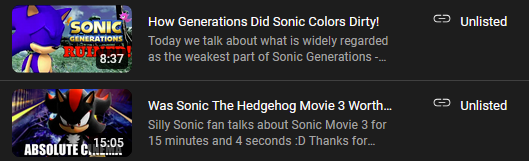 Two totally original, not recycled second channel videos, coming soon on main 👀