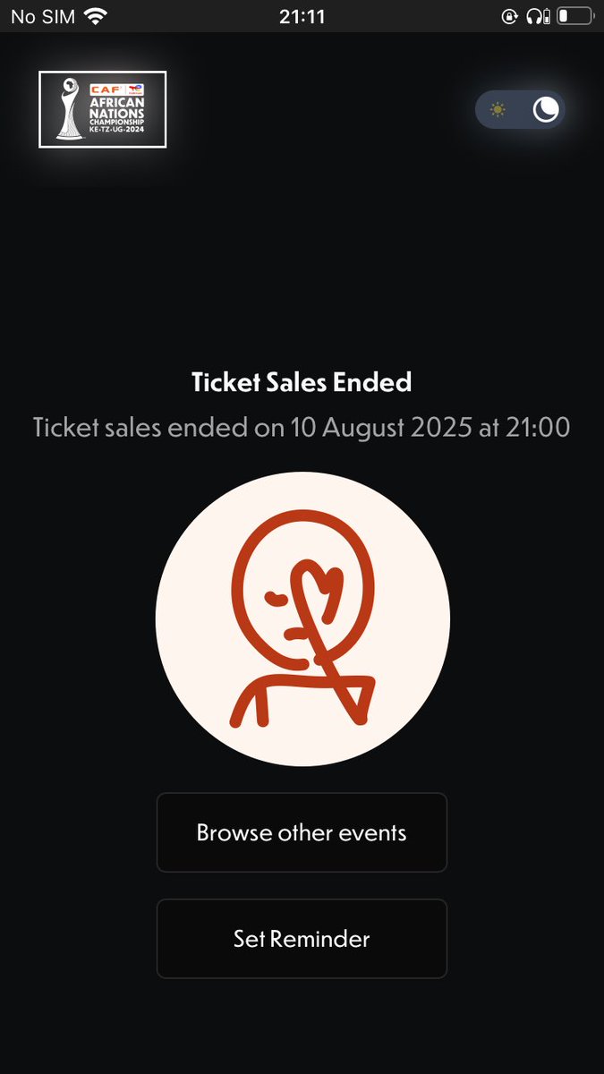 nan_viz's tweet photo. I’ve tried buying tickets for Zambia vs Kenya at https://t.co/fNxybk92Ui
At 10th August 7.11pm , naambiwa ningoje 12th August
Alafu 10th August 9.12, naambiwa sales ziliisha at 9pm
Hii ni tabia gani kusema ukweli mnaongelea digital ticketing na tickets zote zinatoka backdoor https://t.co/8ubA2sIdtg