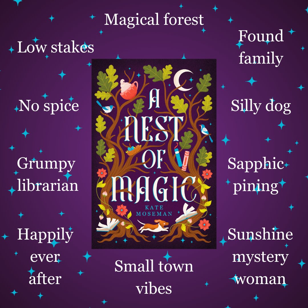 KateMoseman's tweet image. Preorder my sapphic cozy fantasy, A Nest of Magic! buy.bookfunnel.com/oz5q4dvdkb