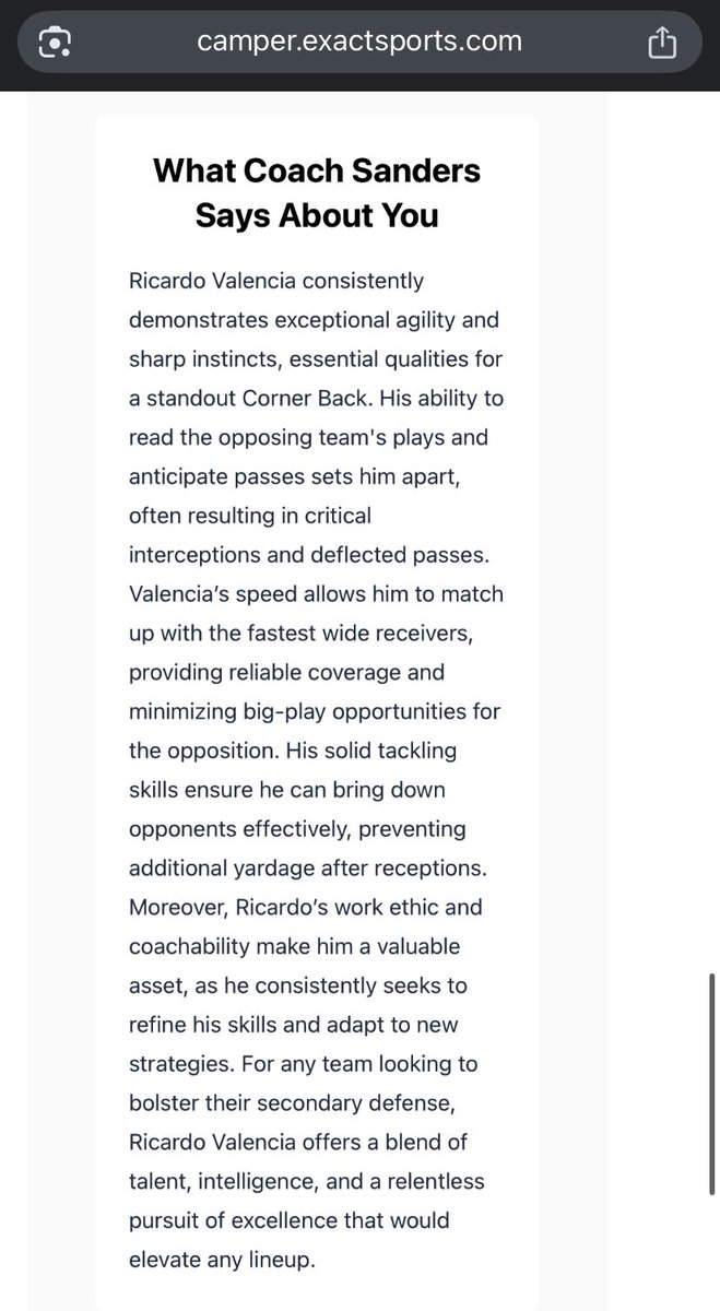 Beyond blessed to have been selected to be an Exact All-American Athlete and be apart of their international team! Thank you <a href="/EXACTSports/">EXACT Sports</a> for the great opportunity, I am honored to join &amp; compete with the top USA athletes in England. <a href="/MaxPreps/">MaxPreps</a> <a href="/rgvsports/">RGVSports.com</a> <a href="/rowe_football/">Rowe Football</a>