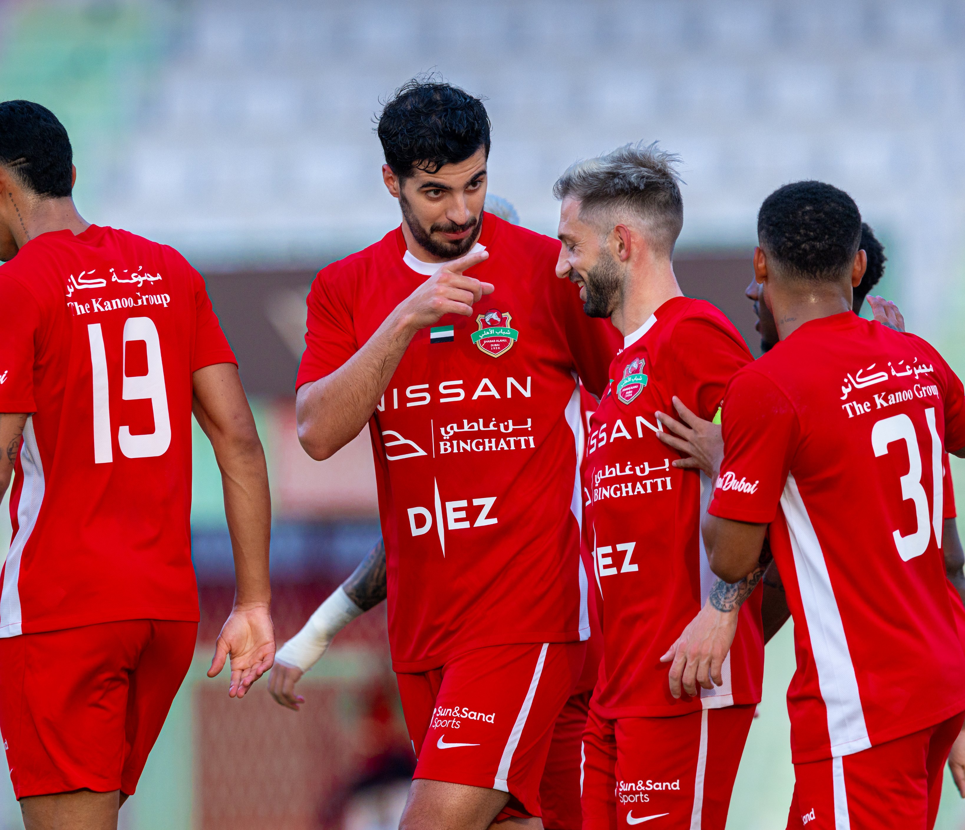 لاعبو شباب الأهلي. (إكس)