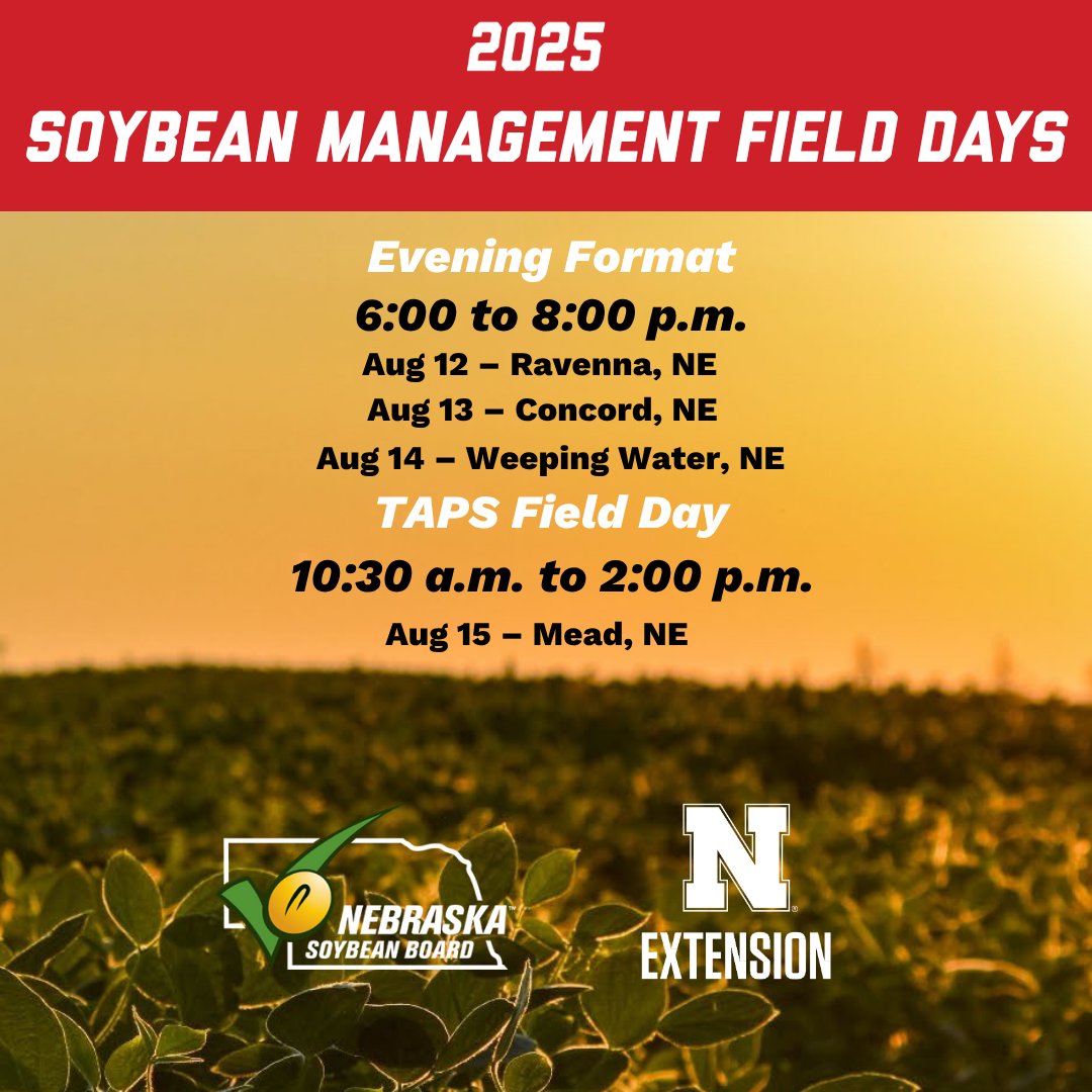 Soy Mgmt Field Days tweet media