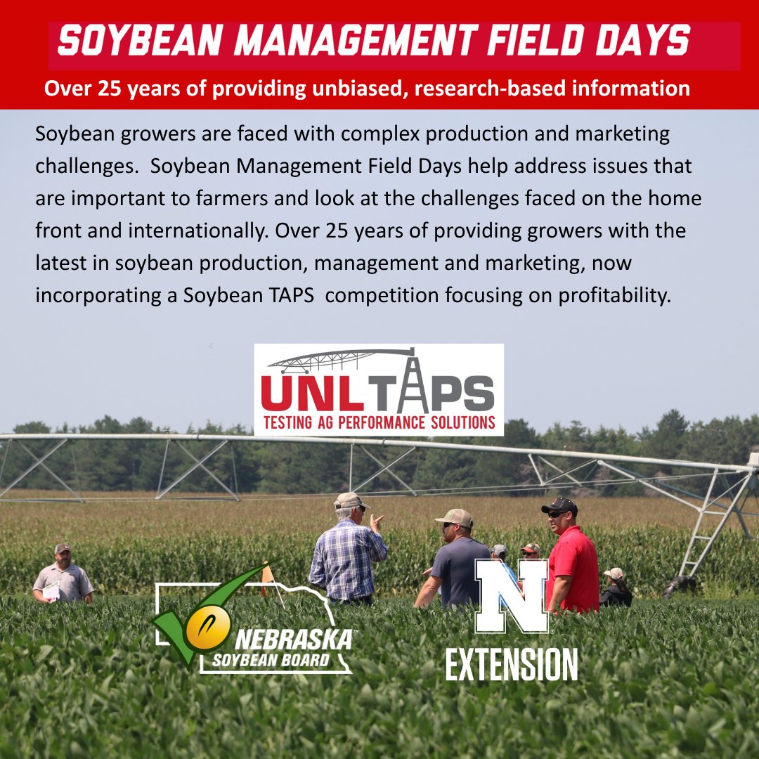 Soy Mgmt Field Days tweet media
