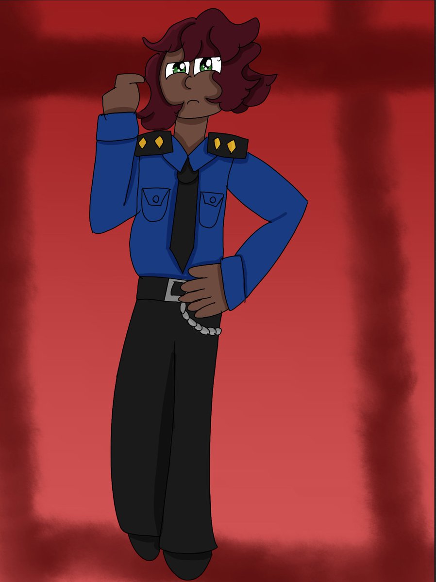 Royal older bother Sebastian  police outfit 

#oc #au #lads #ladsoc #art #policeofficer #ocofcolor