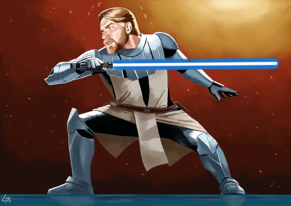 GusGamma78's tweet photo. @sw_holocron @NexusPointNews Hello there! #Ahsoka #Kenobi #anakinskywalker #StarWars #art #digitalart @allthingskenobi https://t.co/i0bnDGA6Dp