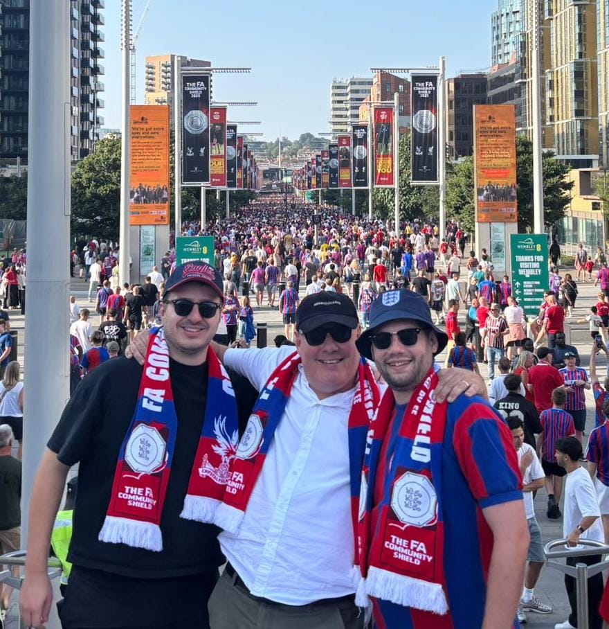 ThatHawko's tweet image. It's not often in football I get to be happy but 2 trophies with my dad who never thought he would see it happen is just magic.