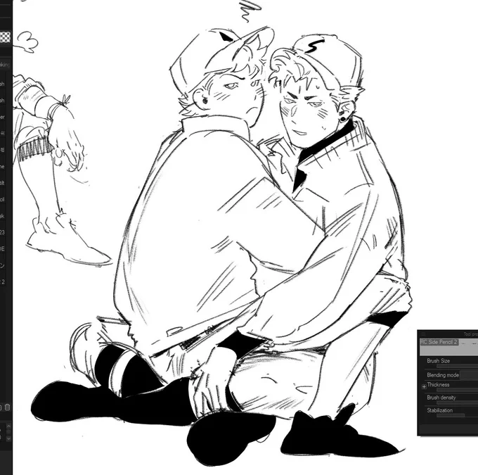 art block kicking my ass rn but i still wanted to draw a little kuramei 