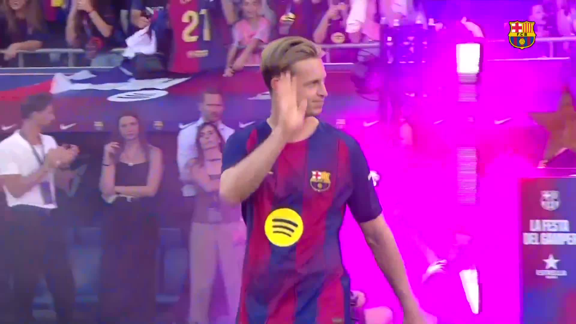 FCバルセロナ フランキー・デヨング Frenkie 21番 リーガ