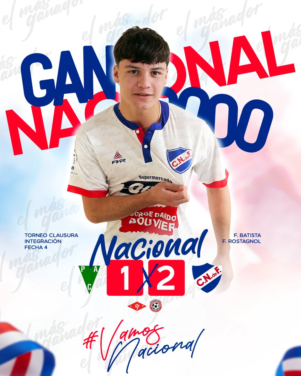 ¡𝐆𝐀𝐍𝐎𝐎𝐎𝐎𝐎 𝐍𝐀𝐂𝐈𝐎𝐍𝐀𝐋! 🔵⚪🔴

#VamosNacional