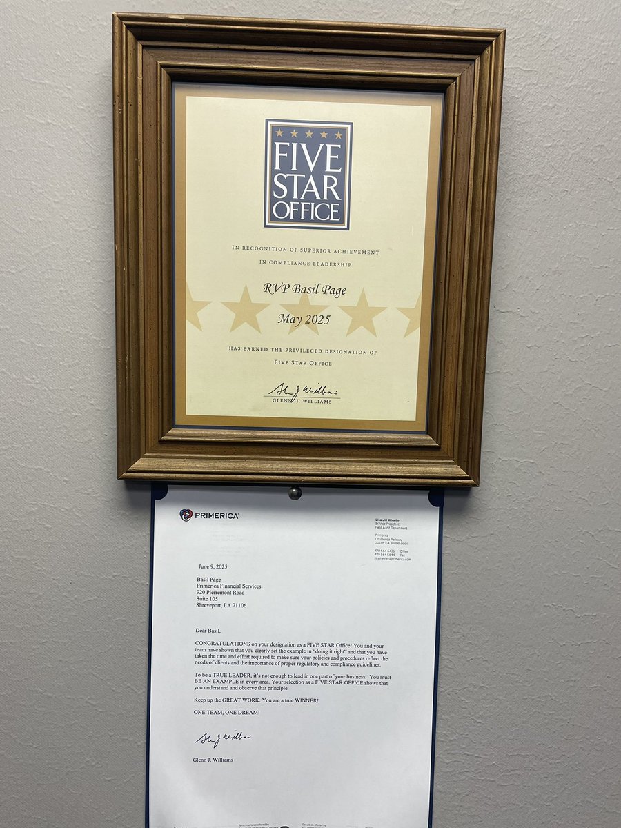 5 Star ⭐️ Office rating ! Way to go Team!