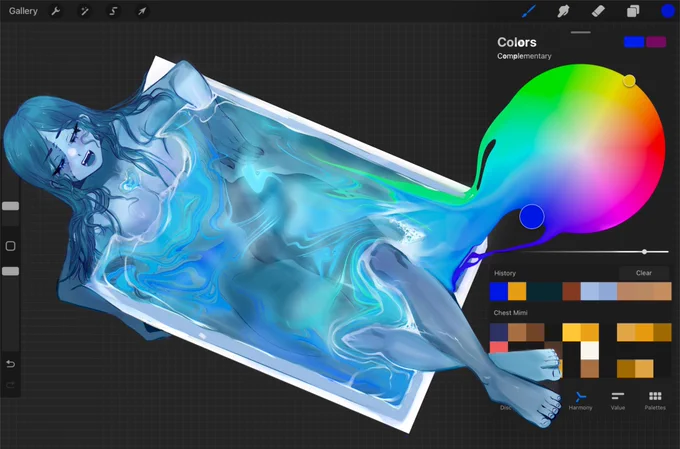 The randomly picked artist for August is ! Who is getting a new tablet. Here is some of their work!