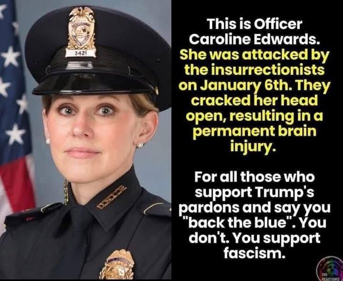 Jkineman's tweet photo. 💜 NEVER FORGET the injury & death Trump’s MAGA in their attack on the U.S. Capitol inflicted on law enforcement who stood their ground to protect our U.S. Representatives & Senators from the violent MAGA mob intent on murder that day.
#MAGACult #MAGAMob #MAGAViolence
#TrumpThugs https://t.co/t7SFc9LgCd