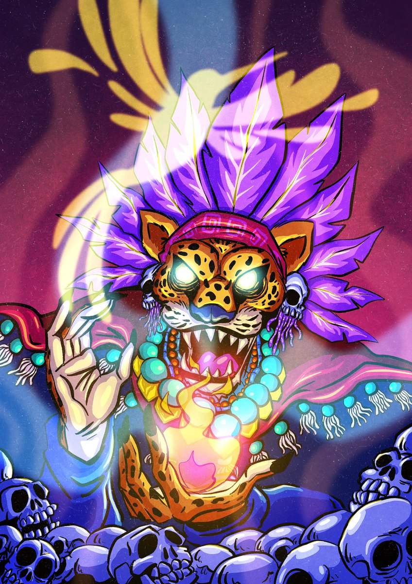 Pingolito's tweet photo. @Procreate My art is Spooky Fun! it can go from cute illustration for children to a more not so scary visuals with vibrant dynamic colors, I love creating fun creatures and characters.#pingolitoart https://t.co/N4q2lq9ycs