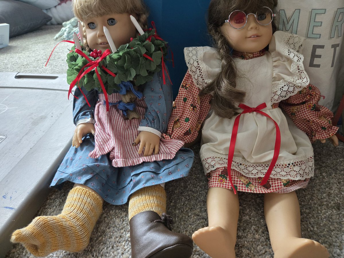 Quick someone help me connect with Brennan Lee Mulligan, I just found two of my old american girl dolls with only one shoe between them!