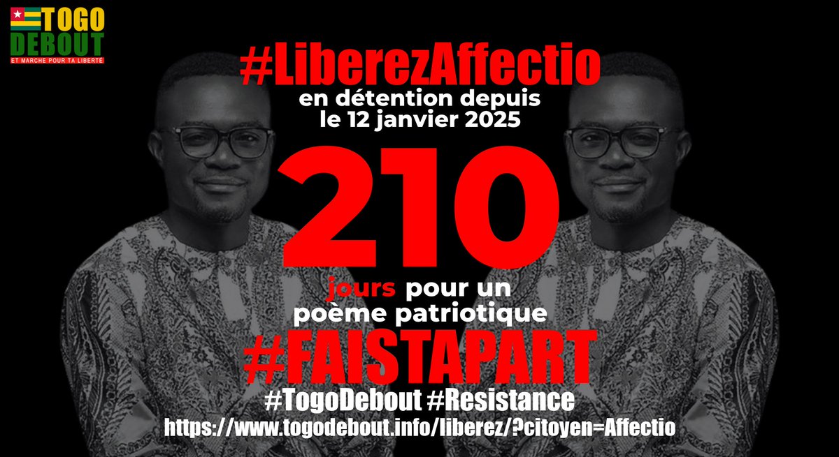 togodebout.info/liberez/?citoy…

#LiberezAffectio #FreeAffectio #FreeTogo #TogoDebout #FaureMustGo