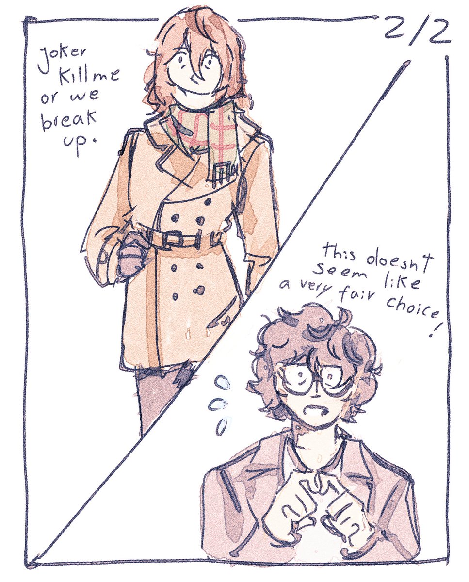 Chatlote_'s tweet photo. Today marks 2 years since I played 2/2 for the first time! I redrew a silly doodle that I made exactly 2 years ago (through the tears) https://t.co/h45NDb3f0o