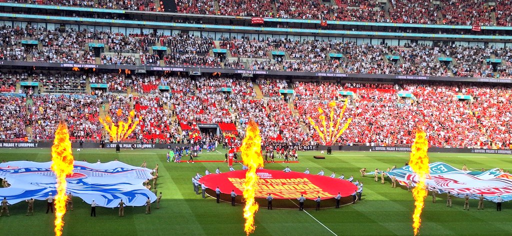 EltonMaryon's tweet photo. #FACommunityShield #CRYLIV #CPFC 2 #LFC 2 #Palace win 3-2 on pens. Terrific to be back at #Wembley &amp; another win. Exciting game, #Mateta with a pen &amp; #Sarr the scorers, #Henderson the penalty shootout hero saving from Mac Allister &amp; Jones. #Devenny with the winning pen. 
#Winners https://t.co/5lopanpCU6