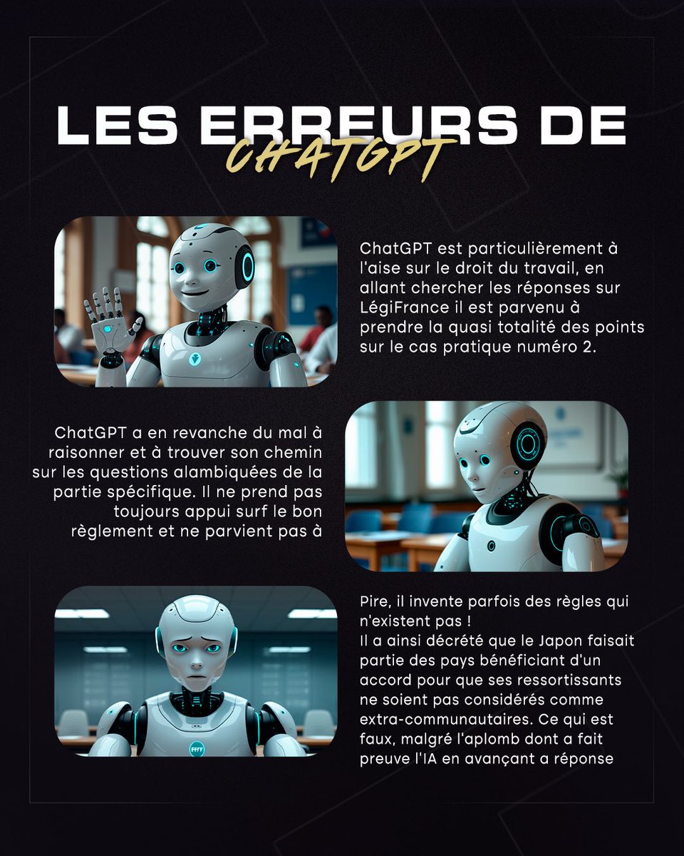 IPAFofficiel's tweet photo. Pour préparer l'examen d'agent sportif, mieux vaut s'en remettre à l'IPAF qu'à ChatGPT... Mais il a au moins un bon conseil pour vous à la fin 😅

Les inscriptions à l'IPAF pour la session 2025-2026 sont toujours ouvertes, derniers jours pour candidater ! https://t.co/kAPRL4lOCk