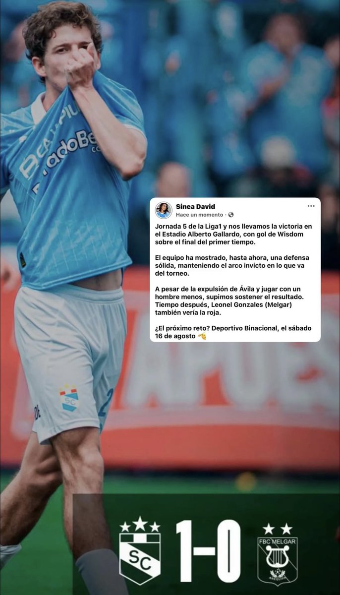 sinea_david's tweet image. Los 3 puntos se quedan en casa.
🫡🇵🇪🩵

¡Salud cerveceros!