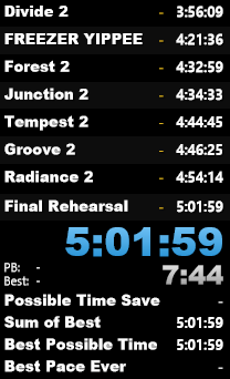 First True Ending run of DK and WR by 30 minutes! Sub 5 is obviously doable if I don't get lost as much but this was a super fun run and can't wait to improve it more :)