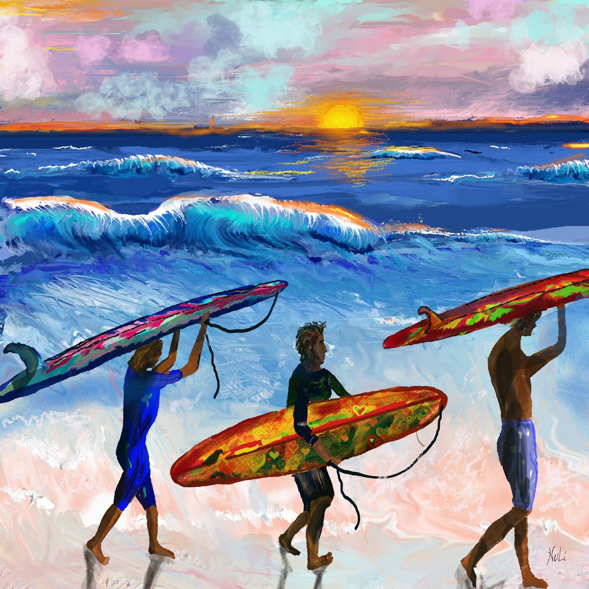 GM! Let’s have a nice day!

See my profile on thehug.xyz/artists/nerlie…  #nft #nfts #nftopensea #opensea #nftcollector #NFTinvestor #nftart #nftartist #peace #deepspace