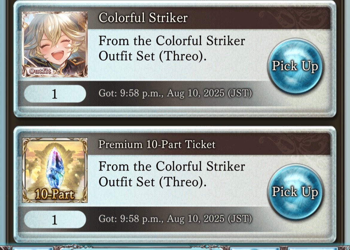 BetterCallKira's tweet photo. I bought Nier’s swimsuit skin as a gift last birthday, this time we had Threo’s skin https://t.co/lor9VG1Vlf