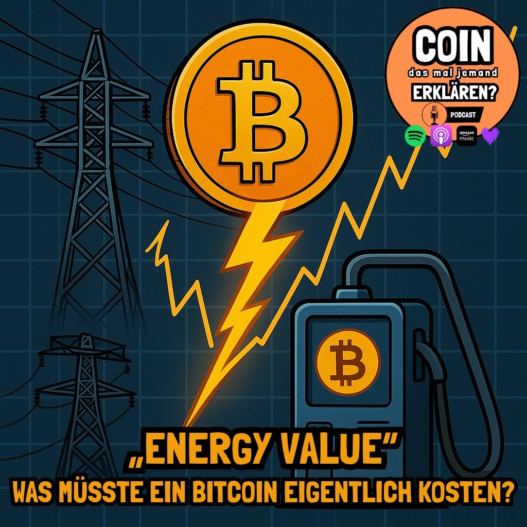 coin_jemand's tweet photo. #Bitcoin unterbewertet?
Der Energy Value – ein Modell, das den fairen BTC-Preis auf Basis der Mining-Kosten berechnet – liegt aktuell bei bis zu 167.800 $.
Historisch hat BTC solche Lücken meist innerhalb von Monaten bis max. 1–2 Jahren geschlossen.
#BTC #Krypto #EnergyValue https://t.co/sAH7O0Dpxa