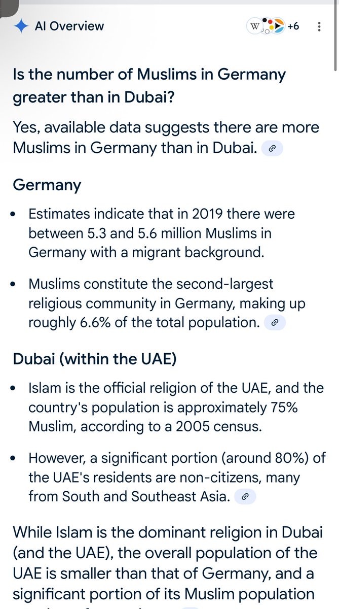 There are currently more Muslims in Germany than in Dubai. It’s called a Muslim invasion and takeover
