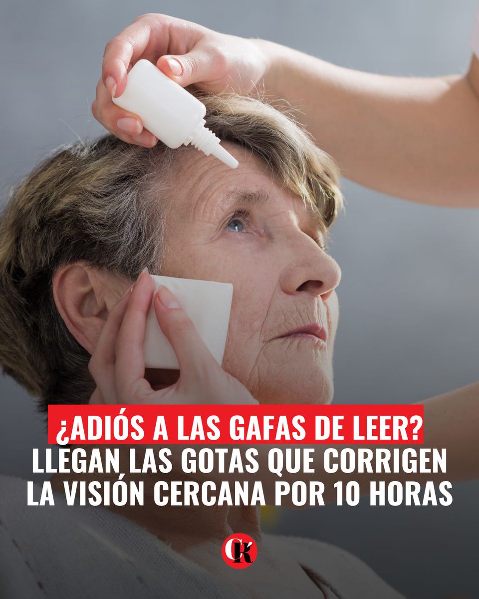 ContraReplicaPu's tweet photo. 👁️✨ ¿Adiós a las gafas de leer? La FDA aprueba las primeras gotas oculares que corrigen la presbicia por hasta 10 horas con una sola aplicación diaria.
Perfectas para ver de cerca sin complicaciones y mejorar tu calidad de vida.
¿Qué te parece? 👓
#VisiónClara #Vizz #Noticias https://t.co/cKc5b1zmze
