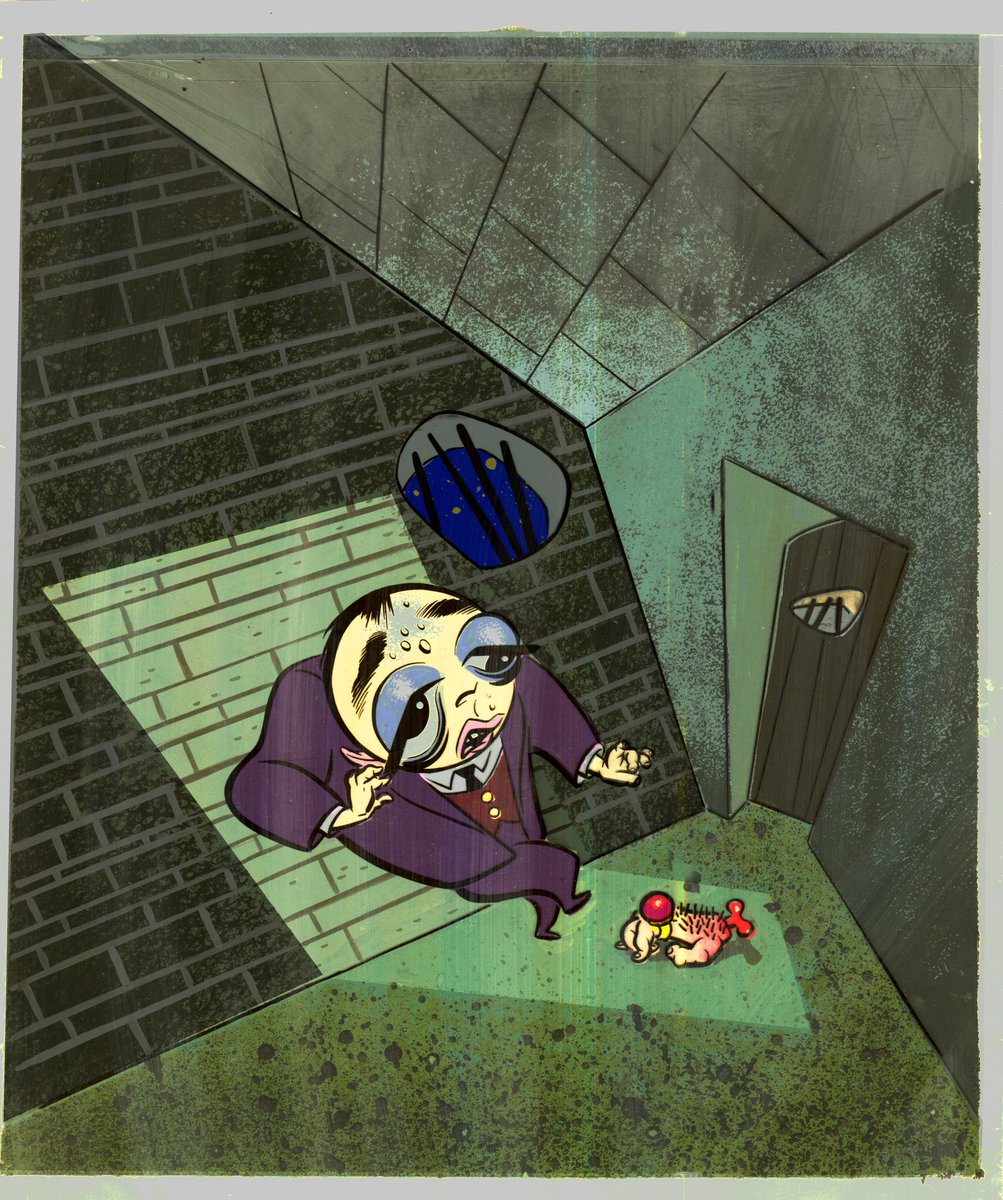 Awesome Peter Lorre painting by the great REN &amp; STIMPY artist Bill Wray.