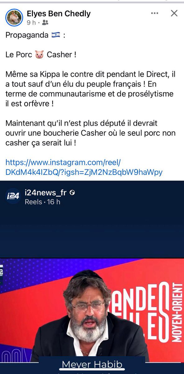JCoupable's tweet image. Elyes Ben Cheldly, outres ses activités frauduleuse a un hobby, il adore harceler les membres et soutiens de la  communauté juive.  Parmis ses cibles:
 L'Imam @Imam1chalghoumi  Matthias Inbar ou encore @Meyer_Habib qui a déposé plainte le  mois dernier.
⬇️
balancetonantisemite-bta.blogspot.com/2025/08/harvce…