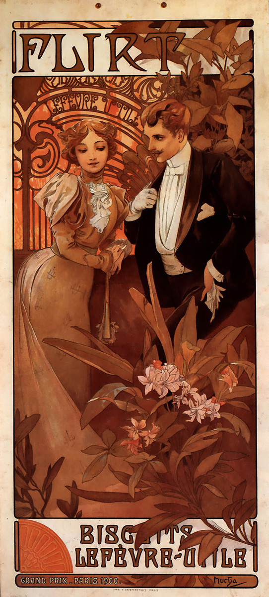 Flirt Lefevre Utile #artbots #mucha