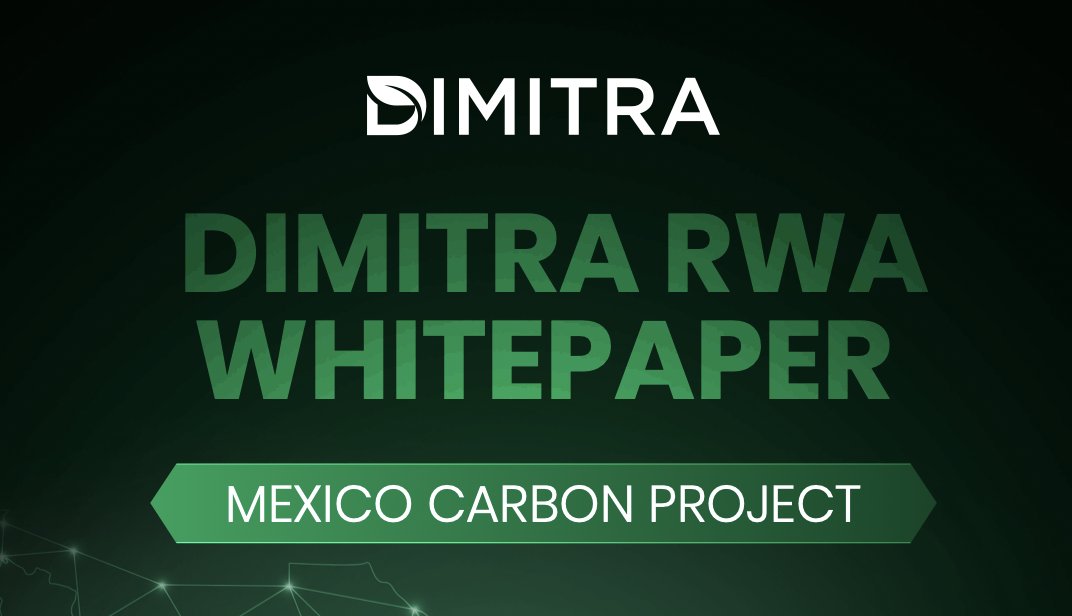 $DMTR just unveiled their new Whitepaper and I want to share some bits about what stuck out to me ...

First part that was quite interesting ... is thier 
Carbon Real World Asset Program in Mexico.

Over there they have initiated a large-scale carbon campaign that covers over 23K