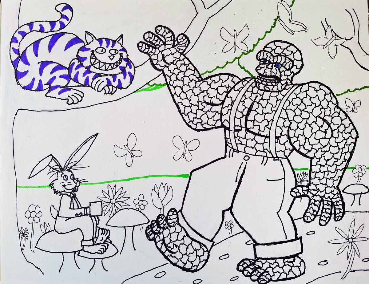 Walter_Ringtail's tweet photo. I'm working on an odd picture right now. https://t.co/uvEuxcv8jD