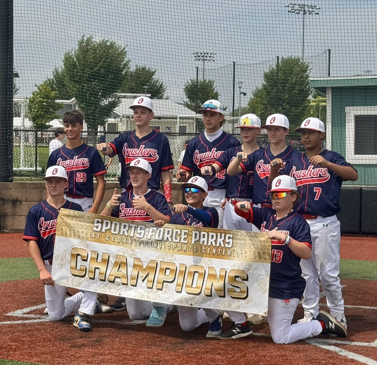 Crushers came back together but this time we played in Ohio and walked away Champs!