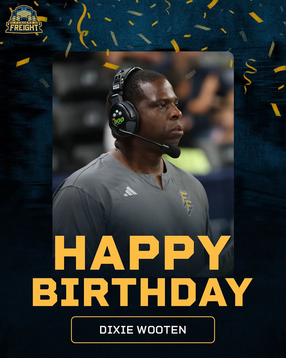 Fishers Freight Football (@fishersfreight) on Twitter photo 🎉 Happy Birthday to the first head coach in Freight history! Celebrate on the hop, Dixie! 🎉 Happy Birthday to the first head coach in Freight history! Celebrate on the hop, Dixie!